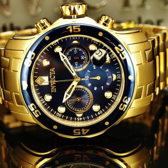 Men's Invicta 18k Plated Professional Watch